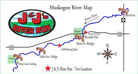 34 Muskegon River Tubing Map Maps Database Source