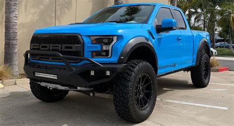 Hennessey Creates Custom Ford F 150 Velociraptor For The Rock Carscoops