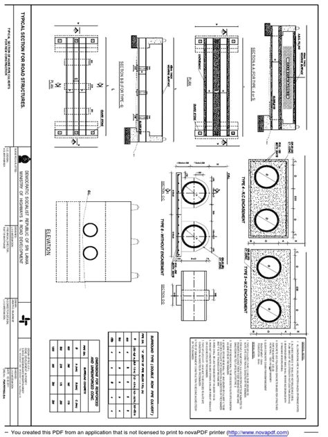 Hume Pipe Culvert Drawing Horticulture And Gardening Materials