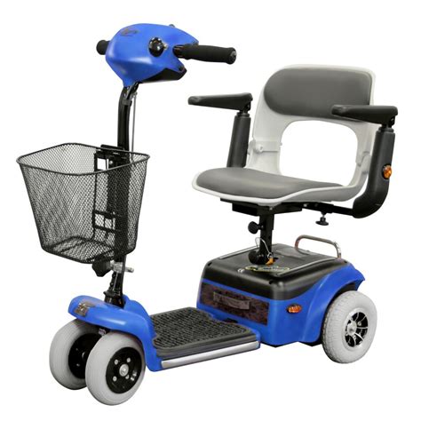Have trouble walking because of an injury, physical disability or medical condition. Shoprider Scootie Scooter Blue