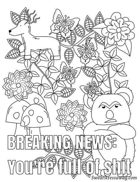 14 free printable swear word coloring pages at swearstressaway com. Pin on swear word coloring pages