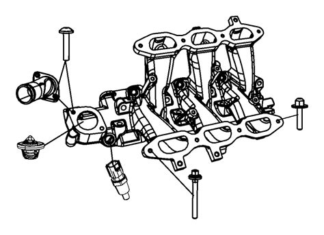 Chrysler town & country replacement thermostat housing information. Chrysler Town & Country Engine Coolant Thermostat ...