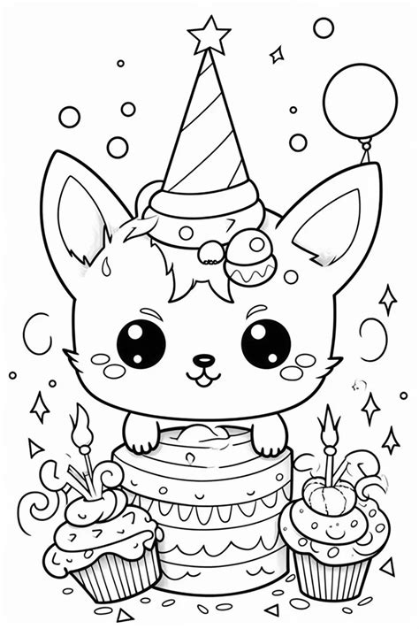 Happy birthday coloring page birthday coloring pages happy