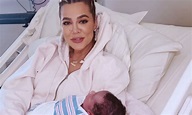 Khloé Kardashian comparte la primera imagen de su segundo bebé - Foto 1