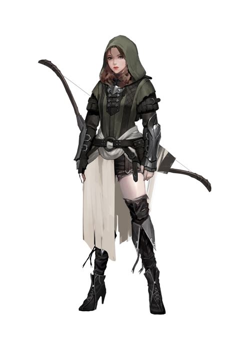 Artstation Ranger Eryc Tsang Female Character Concept Character