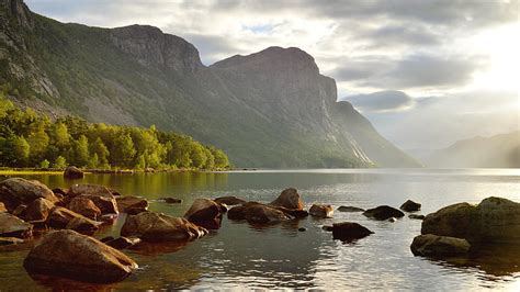 Hd Wallpaper Panoramic Fjords Norway Scenics Nature Beauty In