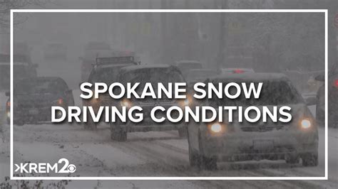 Spokane Sees 100 Crashes Due To Snowfall Youtube