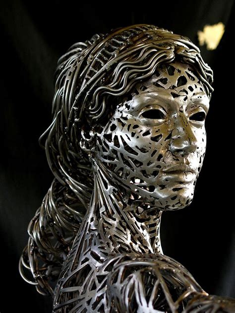 Website Figurative Sculpture Metal Art Sculpture Steel Sculpture