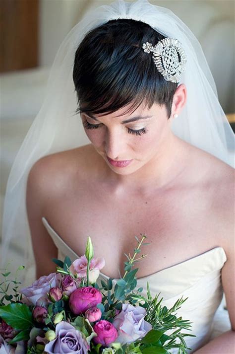 But, messy styles are in — even for formal events — so those with cropped cuts should put aside antiquated. 20 Wedding Short Hairstyles | Short Hairstyles 2017 - 2018 ...