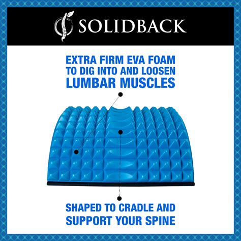 Solidback Lower Back Pain Relief Treatment Stretcher Chronic Lumbar