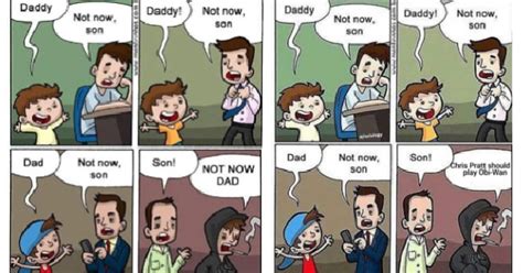 Not Now Son Turned From A Heartbreaking Comic Into A Viral Meme Feels Gallery Ebaums World