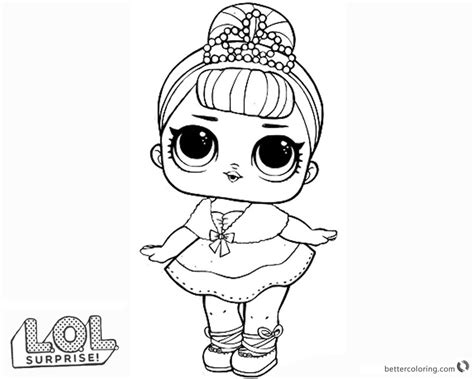 Lol Surprise Doll Coloring Pages At