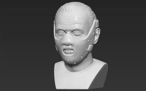 Hannibal Lecter Bust For 3D Printing CGTrader