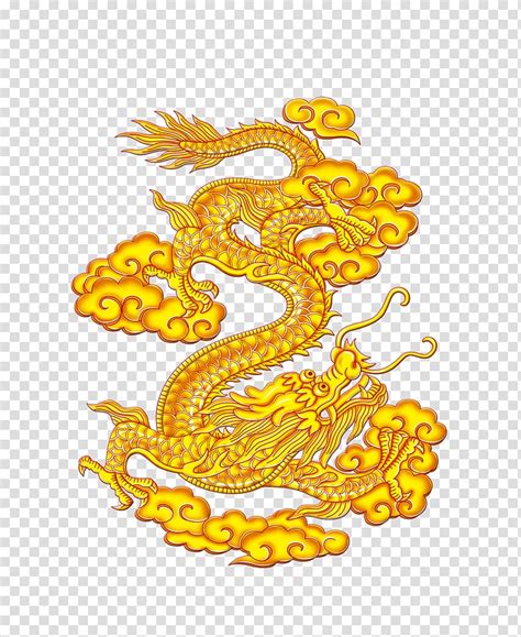 Free Download Gold Wyrm Illustration China Chinese Dragon Yinglong