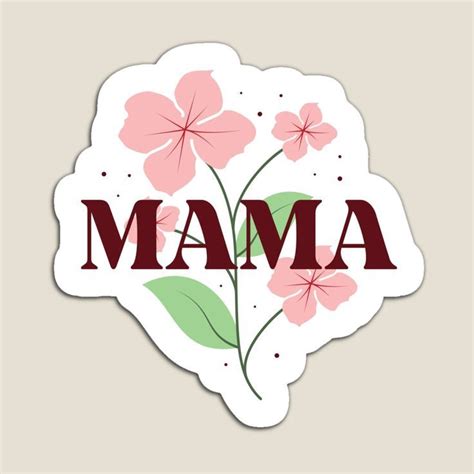 Mama Sticker Scrapbook Collection Mothers Day Presents Floral Stickers