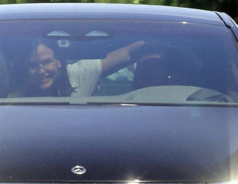 Exes Ben Affleck And Jennifer Garner Share Intimate Moment Inside Car