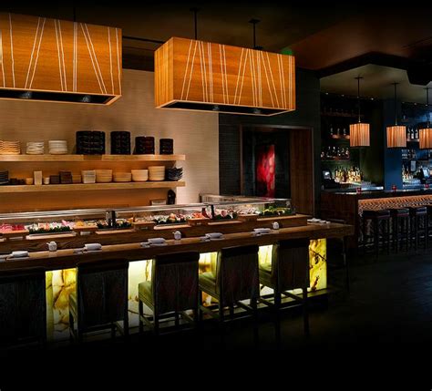 Nobu At The Hard Rock Sushi Bar Restaurant Interior Restaurant Design