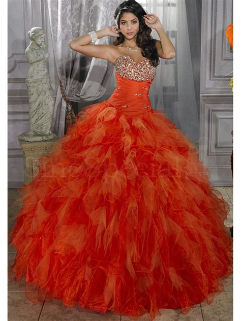 Orange Orange Prom Dresses Ball Dresses Gowns