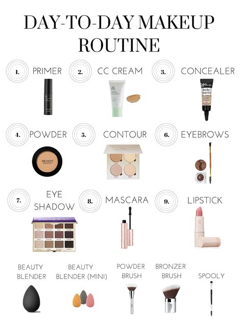 day to day makeup routine makeup routine daily makeup routine makeup artist tips