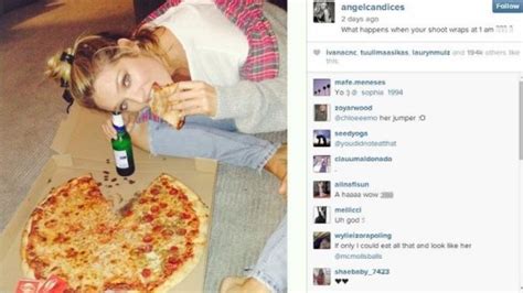 Victorias Secret Model Candice Swanepoel Shocks The World By Eating