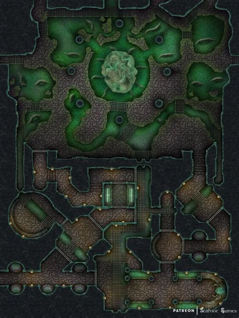 Mindflayer S Lair X Battlemap Battlemaps Fantasy City Map Fantasy World Map Dungeons