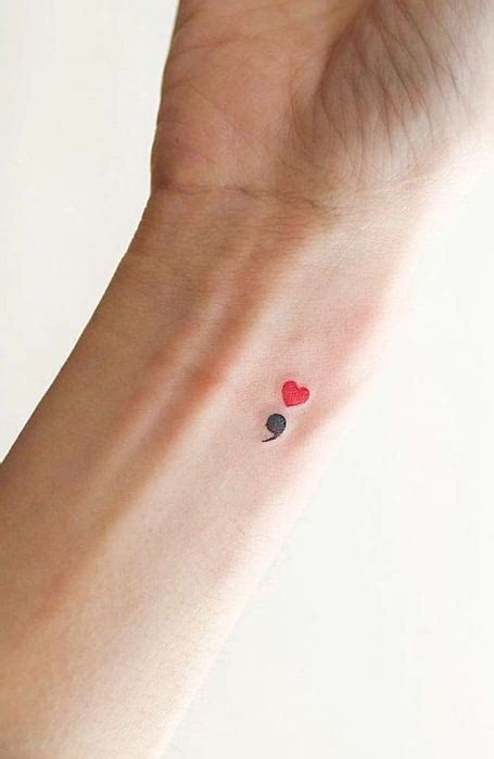 30 Semicolon Tattoo Designs Ideas And Meaning The Trend Spotter