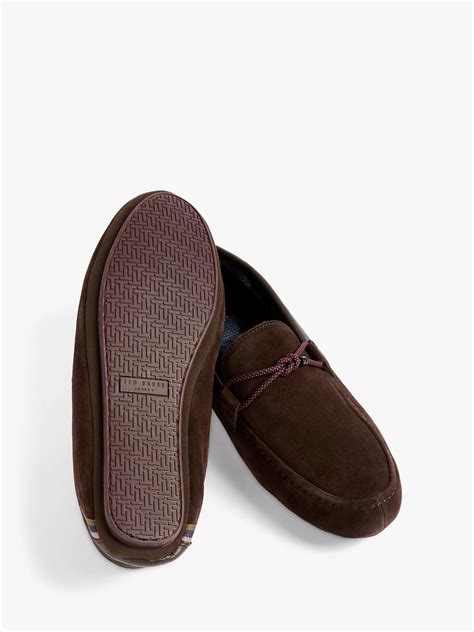 Ted Baker Seffel Leather Moccasin Slippers