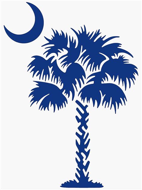 South Carolina Palm Sticker For Sale By Baileymincer Redbubble