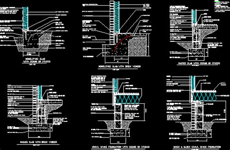 Foundation Details Dwg Full Project For Autocad • Designs Cad