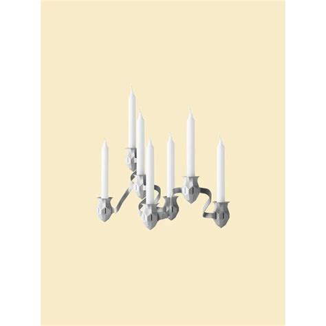The More The Merrier Candlestick White Muuto
