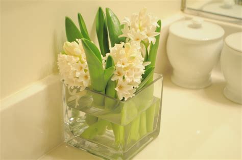 Savour Today Fresh Flowers In The Bathroom