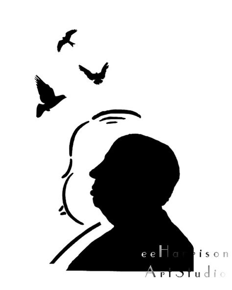 Alfred Hitchcock Silhouette Poster At Getdrawings Free Download