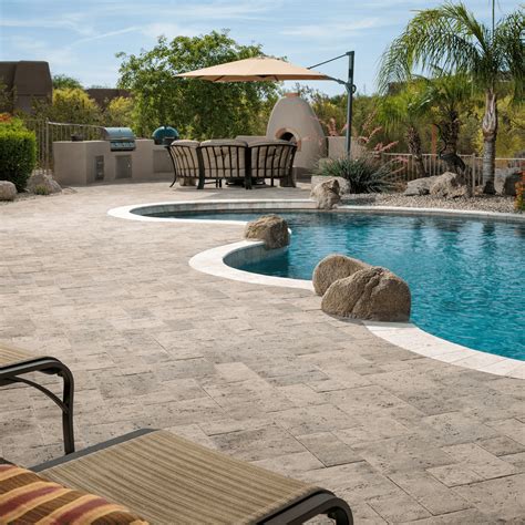 Pool Deck Pavers Travertine Outdoor Escapes By Alliance Pavers