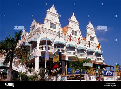Aruba Downtown Oranjestand Shopping Royal Plaza Mall Stock Photo Alamy