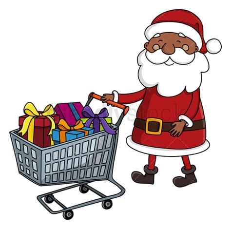 Black Santa Claus Vector Images Bundle Friendlystock