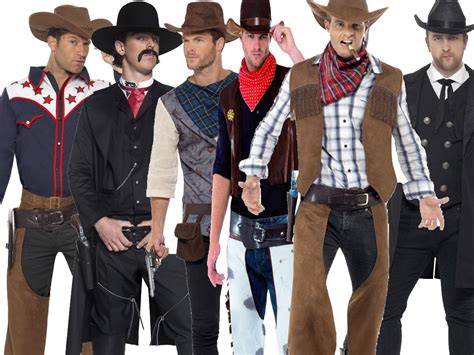 Mens Adult Western Cowboy Fancy Dress Costume Wild West Chaps S Xl New