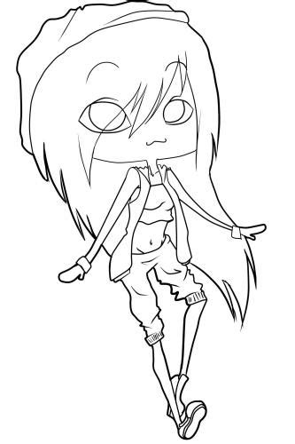 Chibi Outline Picture By Puppydog10 Drawingnow