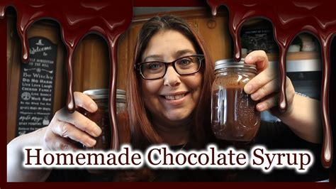 make your own chocolate syrup youtube