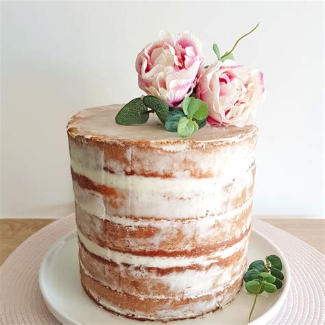 Th Naked Birthday Cake Hack On A Budget Easy Diy Now Thats Peachy