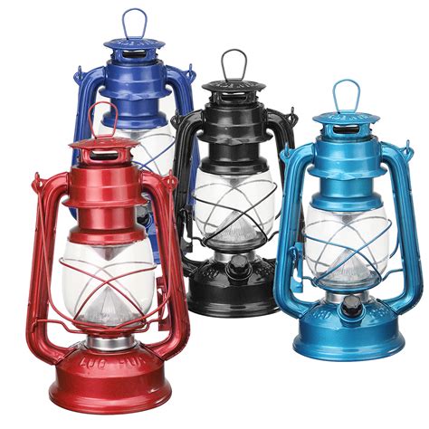Vintage Style 15 Led Lantern Battery Operated Indoor Outdoor Camping