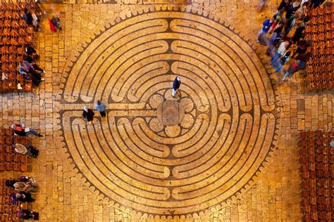 The Great Labyrinth At The Chartres Cathedral Might Have Something To