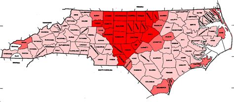 Us highways and state routes include: NC Counties - Clinched Highways