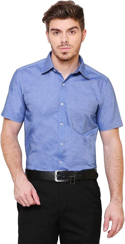 Buy Clavelite Formal Half Sleeves Shirt For Men Regular Fit Plain