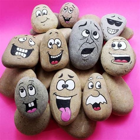 30 Painted Rock Faces Ideas For Kids And Adults Easy And Not