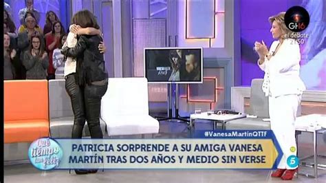 La Emoción De Vanesa Martín Al Reencontrarse Con Su Amiga Patricia En ¡qttf