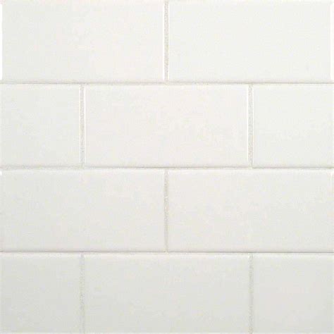 Buy Pure White Bullnose Subway 3x6 Glossy Ceramic Subway Tile