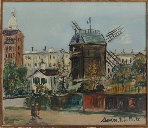 Maurice Utrillo 1883 1955 Daprès Montmartre Moulin Catawiki