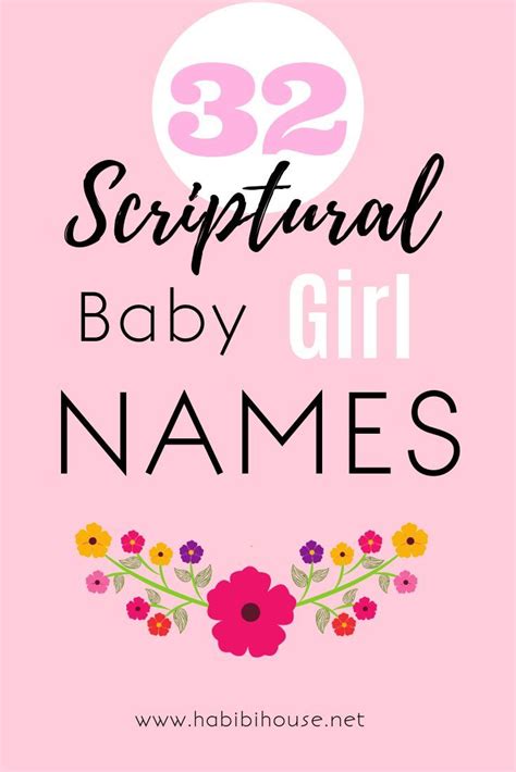 The Ultimate List Of Baby Girl Names From The Bible Artofit