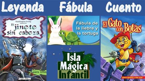 Leyenda Fabula Y Cuento Diferencia Cuentos Fabulas Leyendas