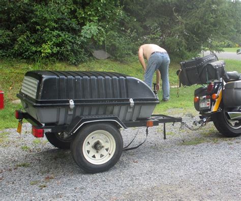 Build A Tow Behind A Motorcycle Or Small Car Trailer 6 Steps